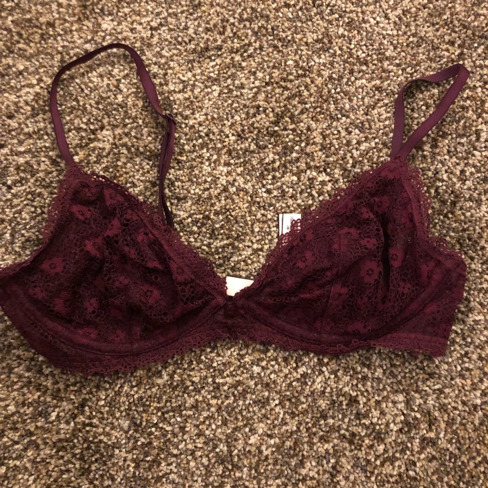 Victoria Secret Bralette (Maroon)